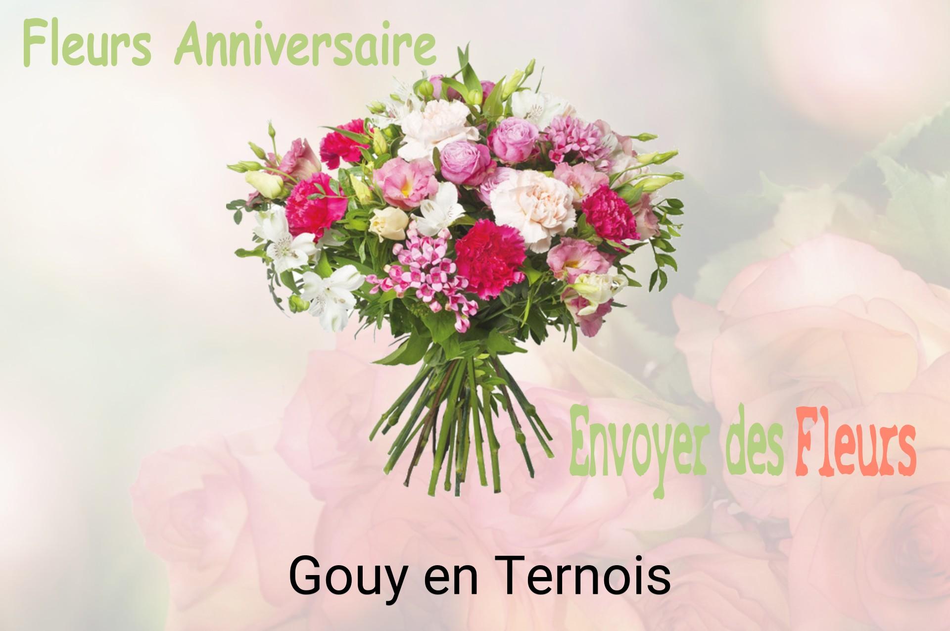 Bouquet de fleurs d’anniversaire livré à Gouy-en-Ternois