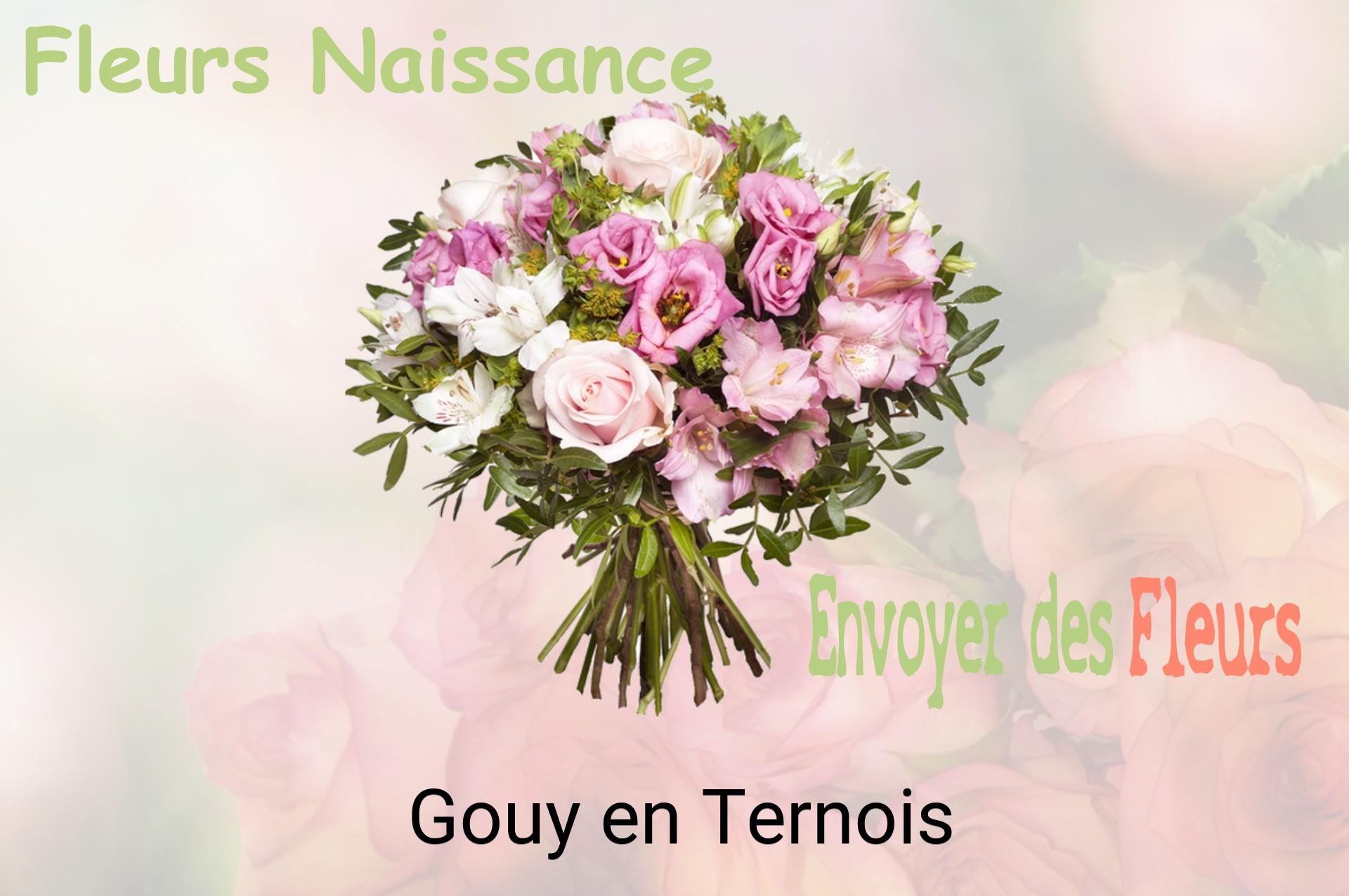 Bouquet de fleurs de naissance livré à Gouy-en-Ternois